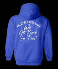 Load image into Gallery viewer, WEGETBANDS4FUN &quot;BLUE&quot; HOODIE
