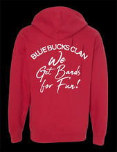 Load image into Gallery viewer, WEGETBANDS4FUN &quot;RED&quot; HOODIE
