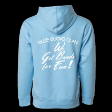 Load image into Gallery viewer, WEGETBANDS4FUN &quot;LIGHT BLUE&quot; HOODIE
