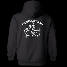 Load image into Gallery viewer, WEGETBANDS4FUN &quot;BLACK&quot; HOODIE
